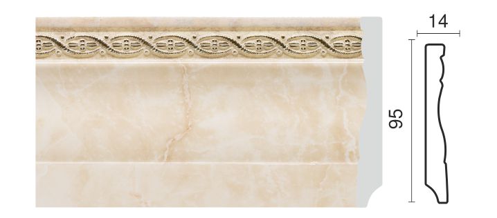 Плинтус Decor Dizayn арт. 153-10
