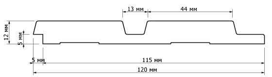Декоративная панель HIWOOD LV123 W50