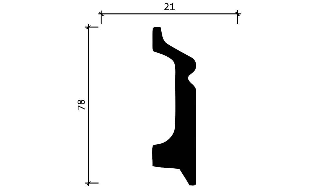 Плинтус Decor Dizayn арт. DD122